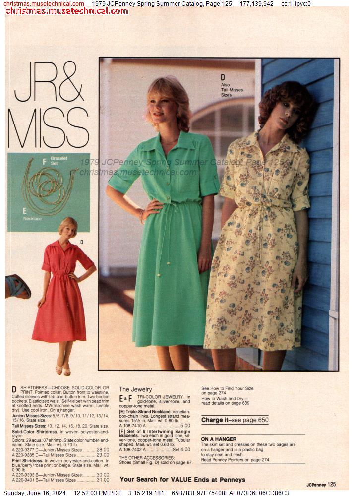 1979 JCPenney Spring Summer Catalog, Page 125