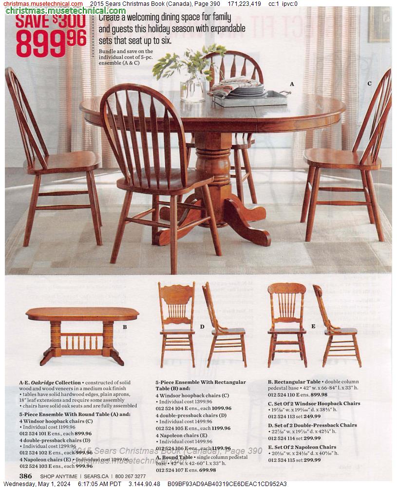 2015 Sears Christmas Book (Canada), Page 390