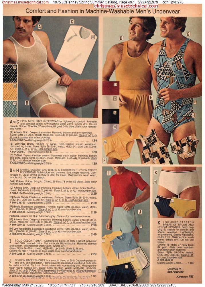 1975 JCPenney Spring Summer Catalog, Page 497