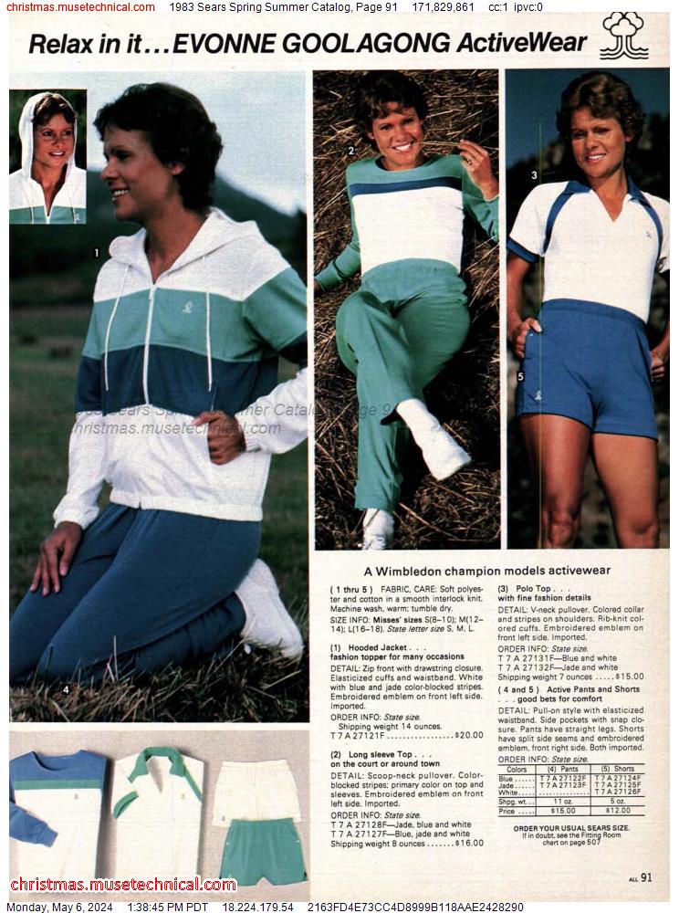 1983 Sears Spring Summer Catalog, Page 91