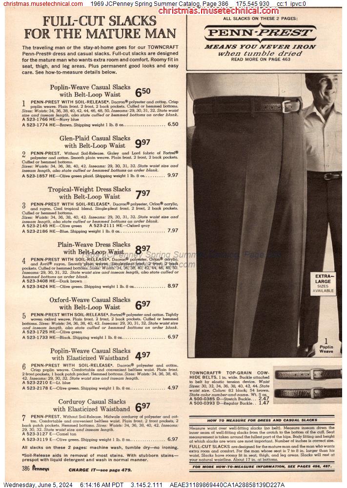 1969 JCPenney Spring Summer Catalog, Page 386