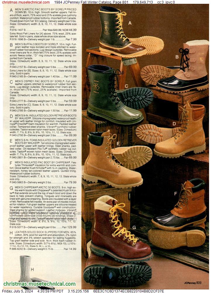 1984 JCPenney Fall Winter Catalog, Page 801