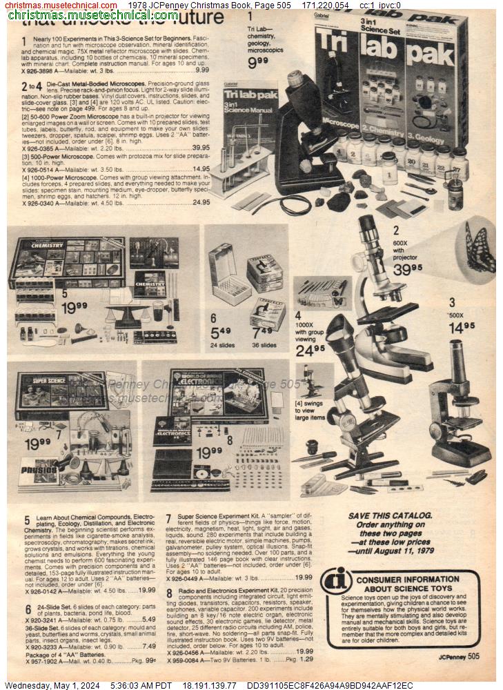 1978 JCPenney Christmas Book, Page 505
