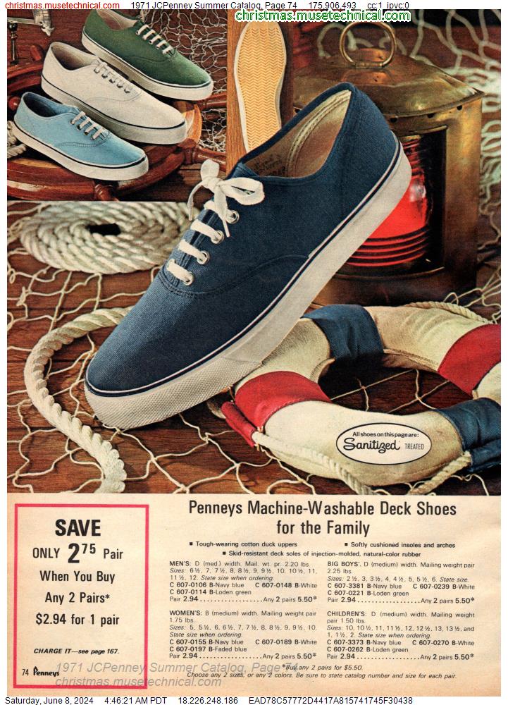 1971 JCPenney Summer Catalog, Page 74