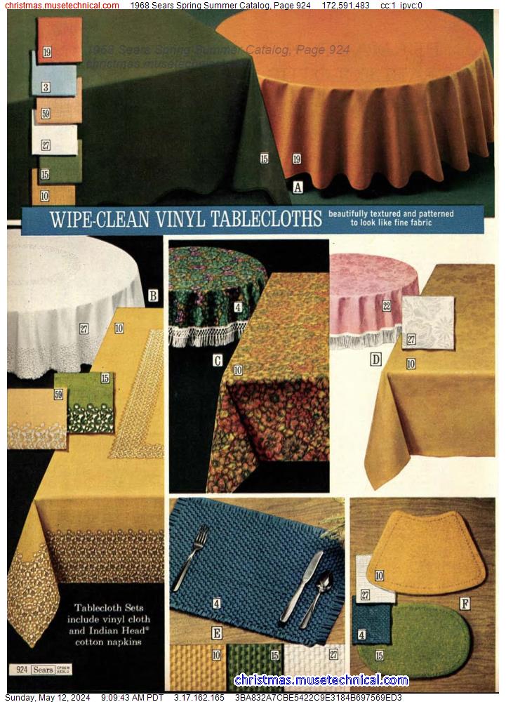 1968 Sears Spring Summer Catalog, Page 924