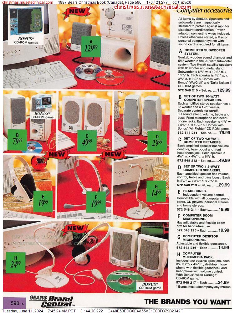1997 Sears Christmas Book (Canada), Page 596