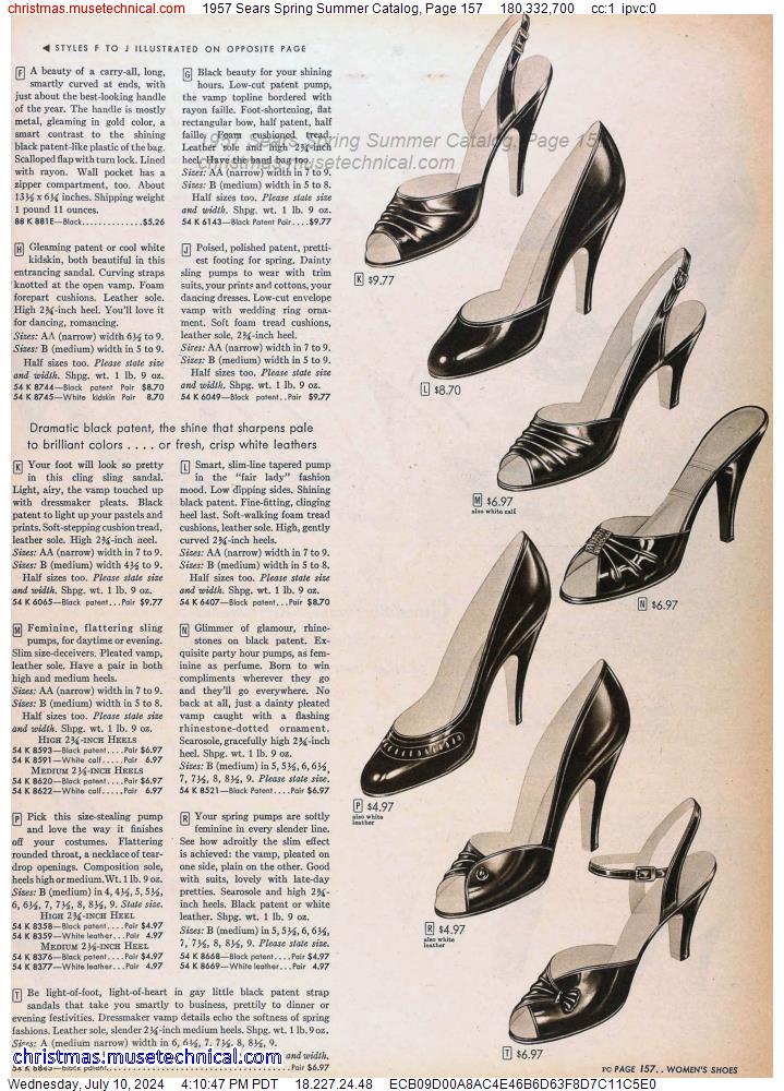 1957 Sears Spring Summer Catalog, Page 157