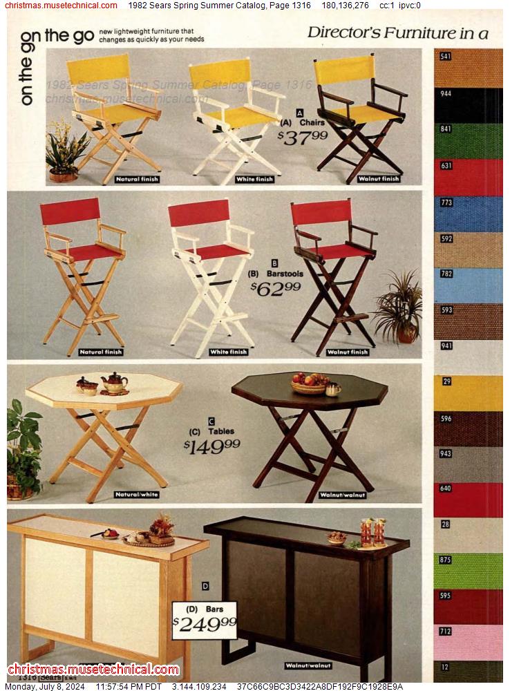 1982 Sears Spring Summer Catalog, Page 1316