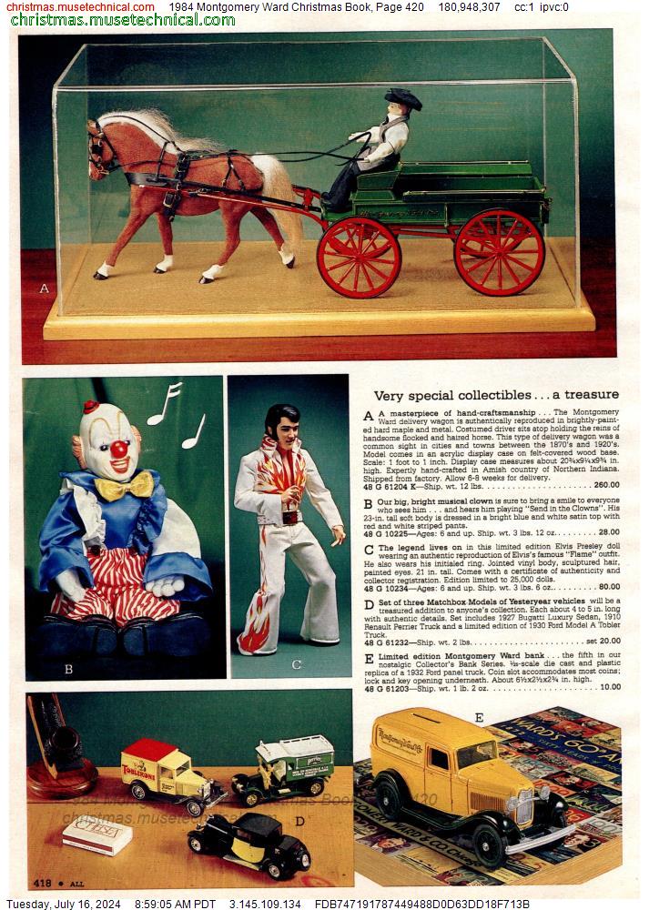 1984 Montgomery Ward Christmas Book, Page 420