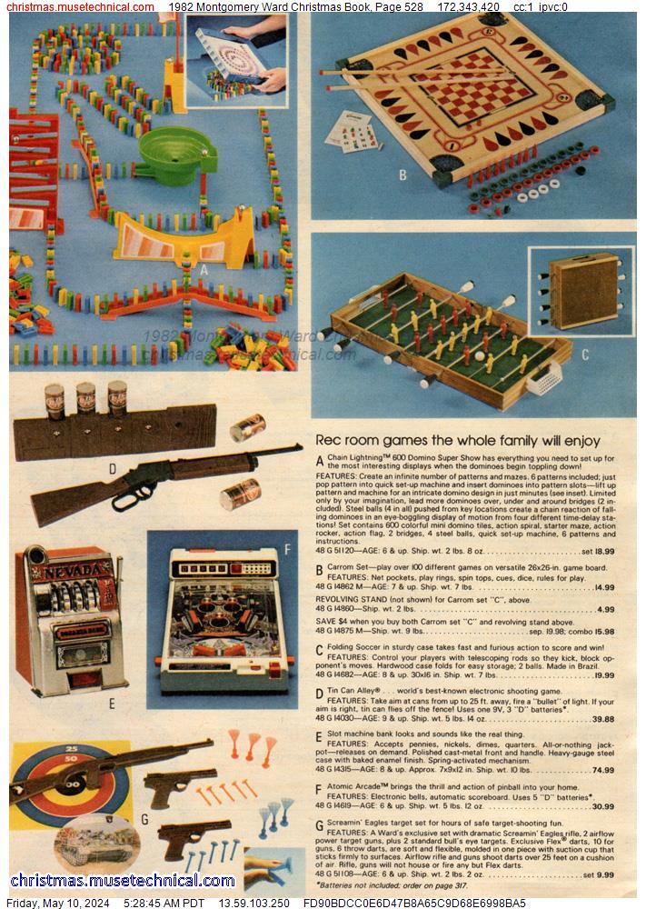 1982 Montgomery Ward Christmas Book, Page 528