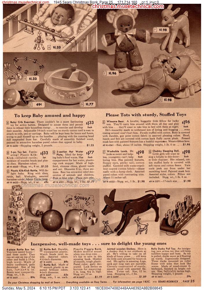 1945 Sears Christmas Book, Page 25