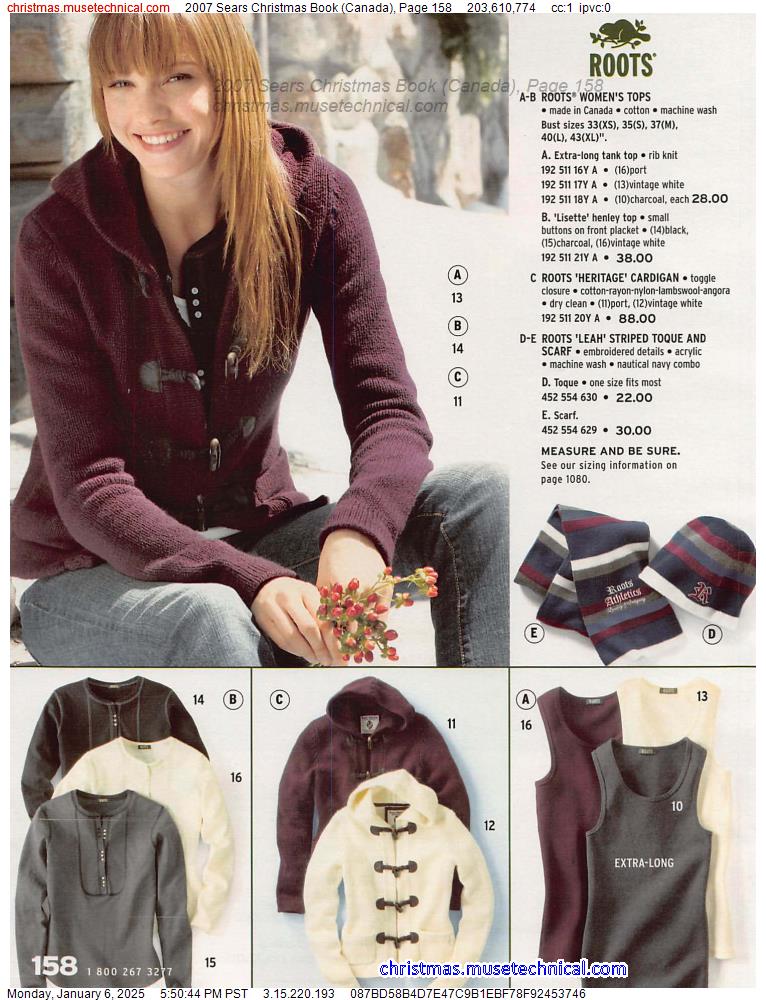 2007 Sears Christmas Book (Canada), Page 158