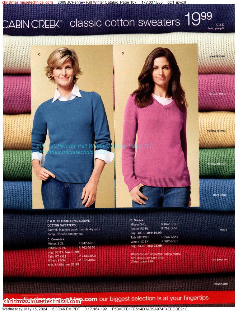 2009 JCPenney Fall Winter Catalog, Page 107
