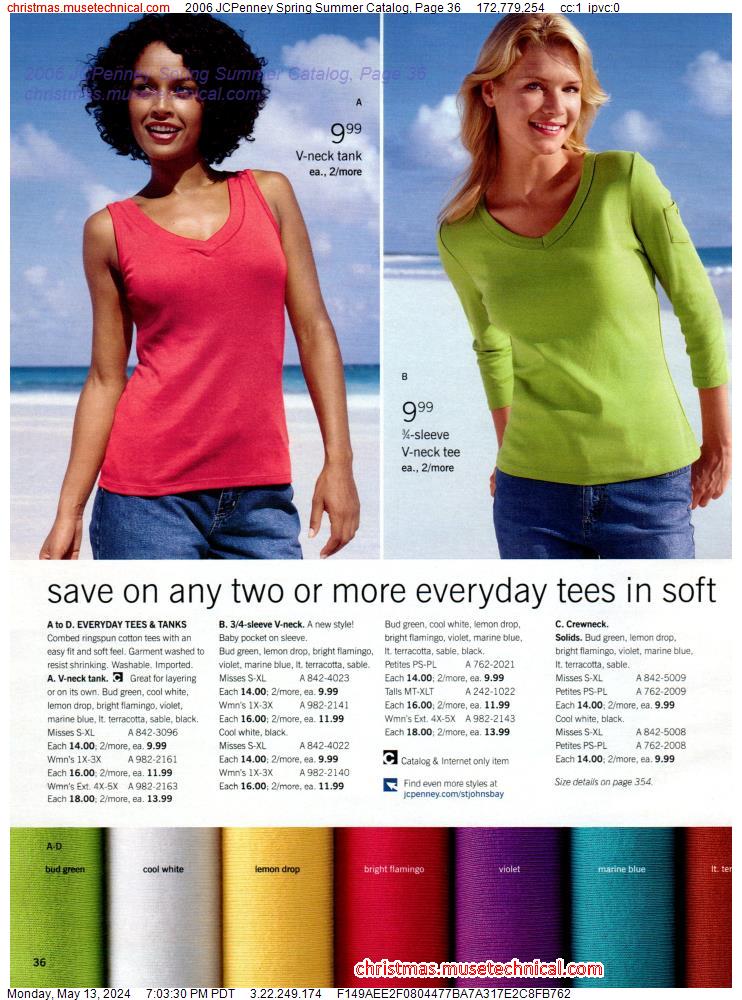 2006 JCPenney Spring Summer Catalog, Page 36
