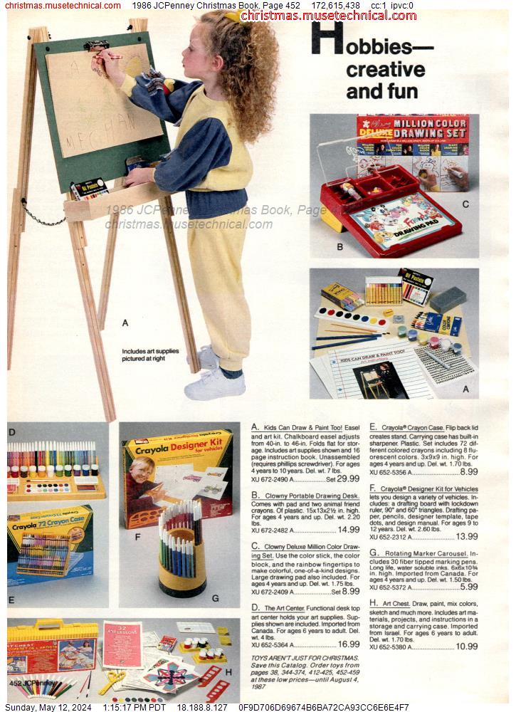 1986 JCPenney Christmas Book, Page 452