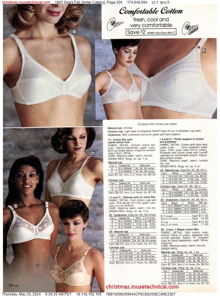 1983 Sears Fall Winter Catalog, Page 204
