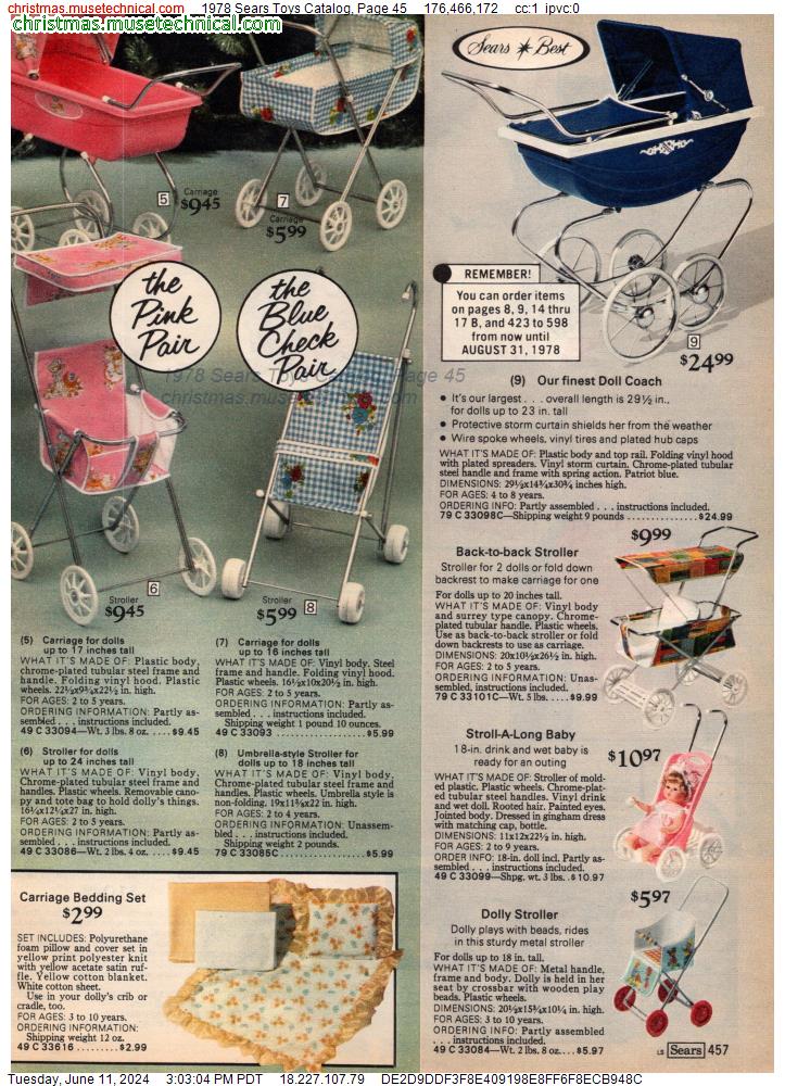 1978 Sears Toys Catalog, Page 45
