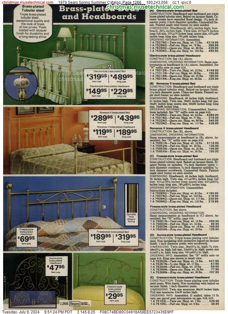 1979 Sears Spring Summer Catalog, Page 1266