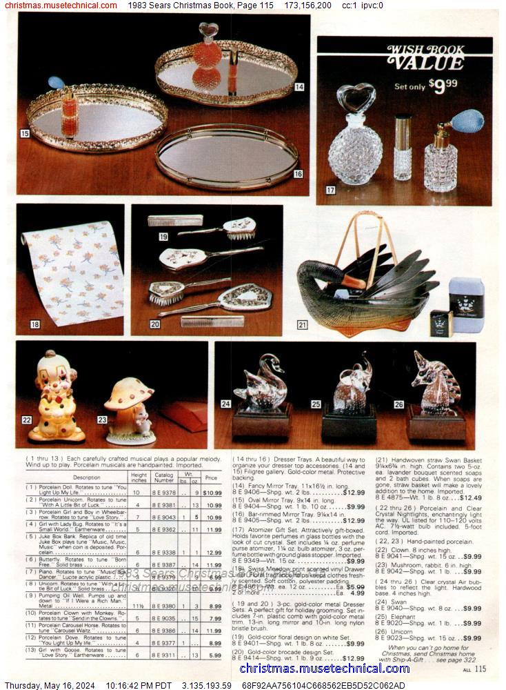 1983 Sears Christmas Book, Page 115