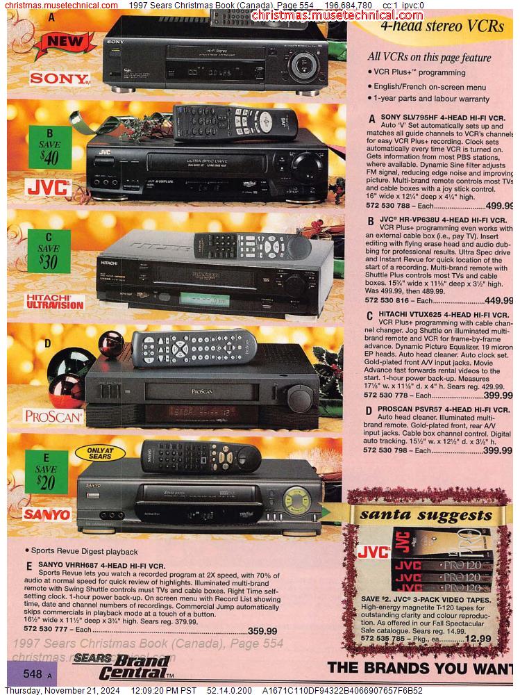 1997 Sears Christmas Book (Canada), Page 554