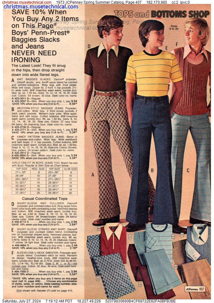 1973 JCPenney Spring Summer Catalog, Page 407