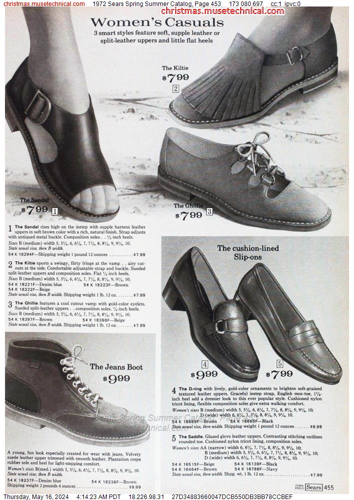 1972 Sears Spring Summer Catalog, Page 453