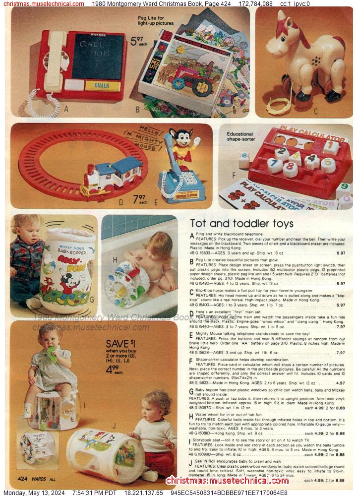 1980 Montgomery Ward Christmas Book, Page 424