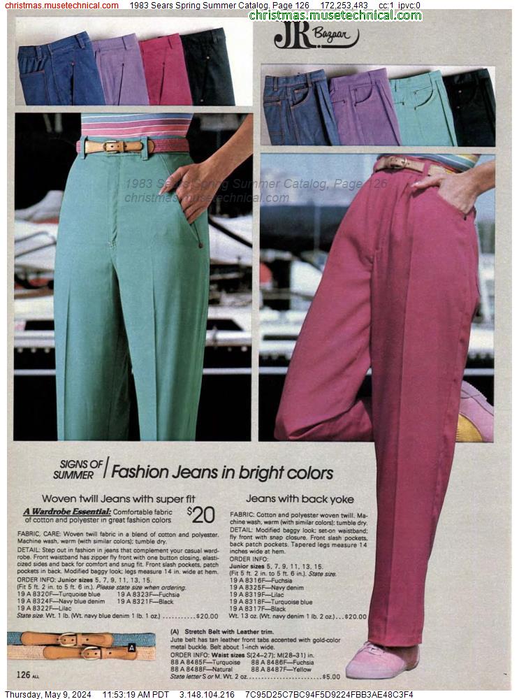 1983 Sears Spring Summer Catalog, Page 126
