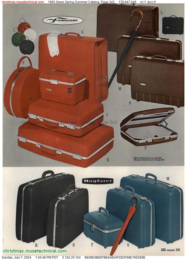 1965 Sears Spring Summer Catalog, Page 343