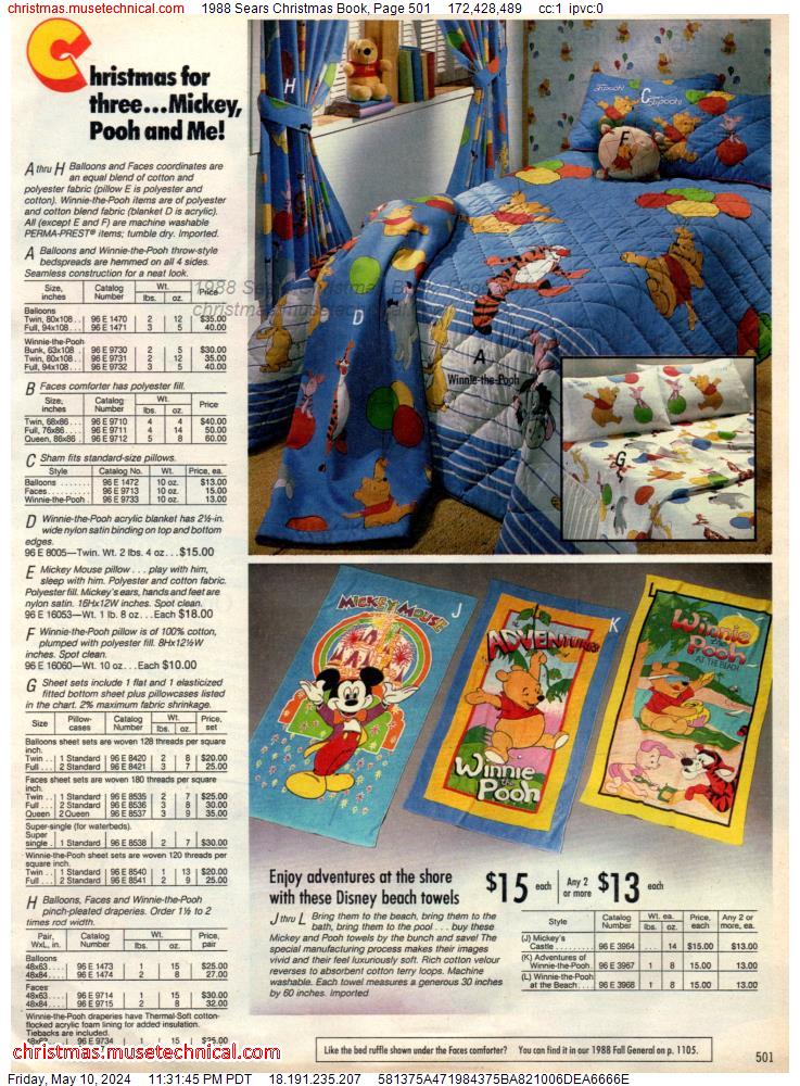 1988 Sears Christmas Book, Page 501