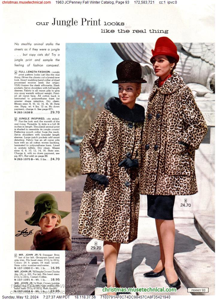 1963 JCPenney Fall Winter Catalog, Page 93