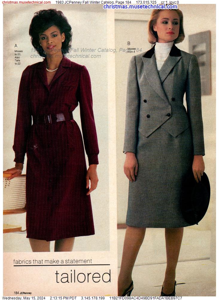 1983 JCPenney Fall Winter Catalog, Page 184