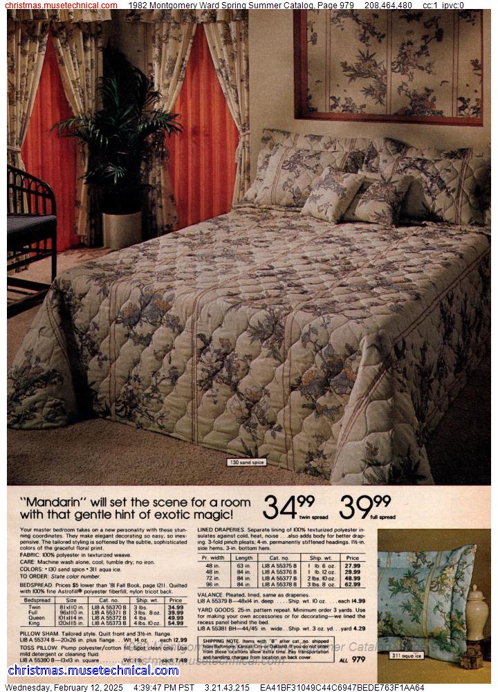 1982 Montgomery Ward Spring Summer Catalog, Page 979