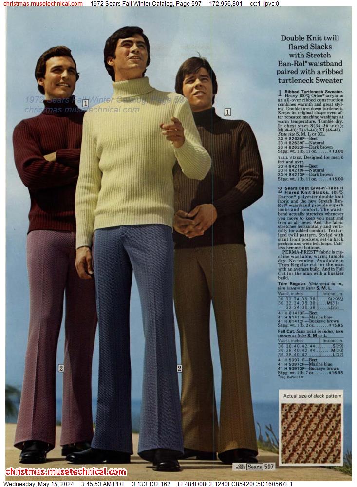 1972 Sears Fall Winter Catalog, Page 597