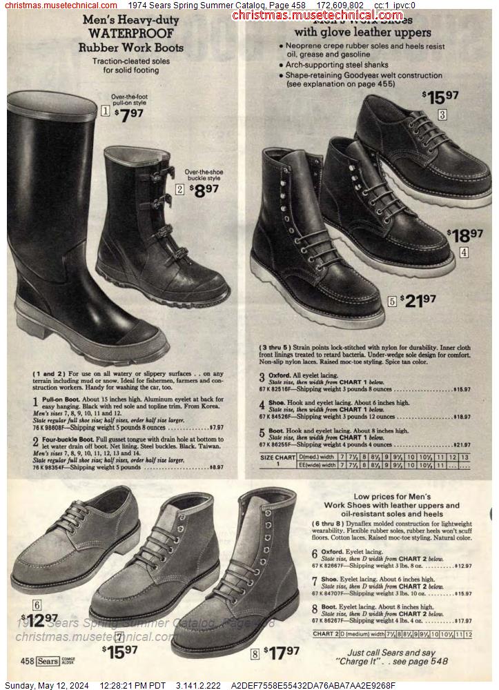 1974 Sears Spring Summer Catalog, Page 458