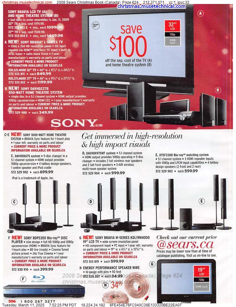 2008 Sears Christmas Book (Canada), Page 624