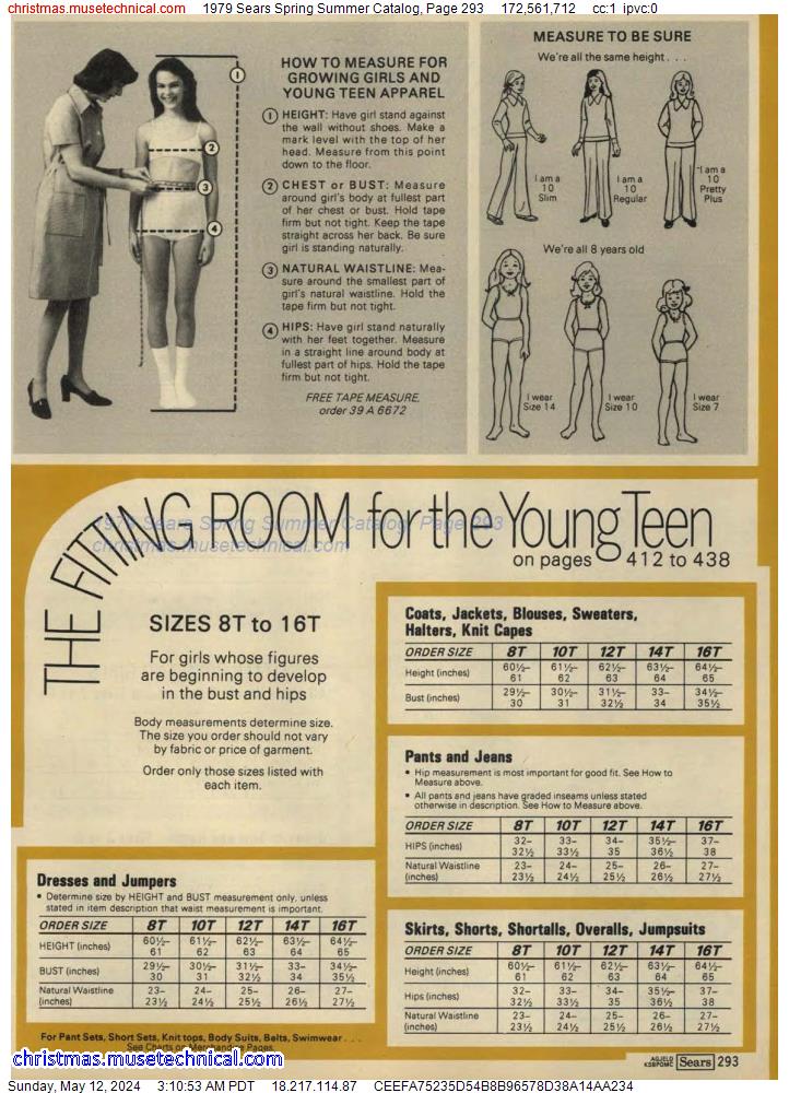 1979 Sears Spring Summer Catalog, Page 293