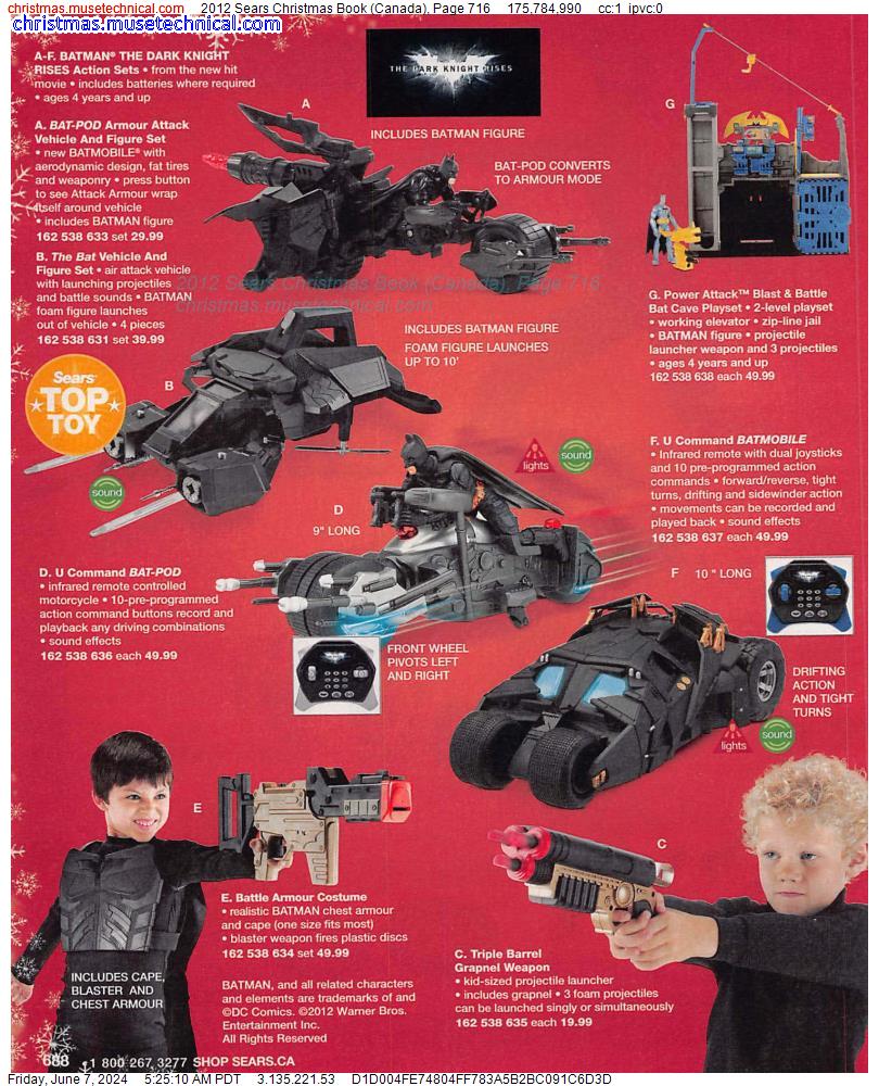 2012 Sears Christmas Book (Canada), Page 716