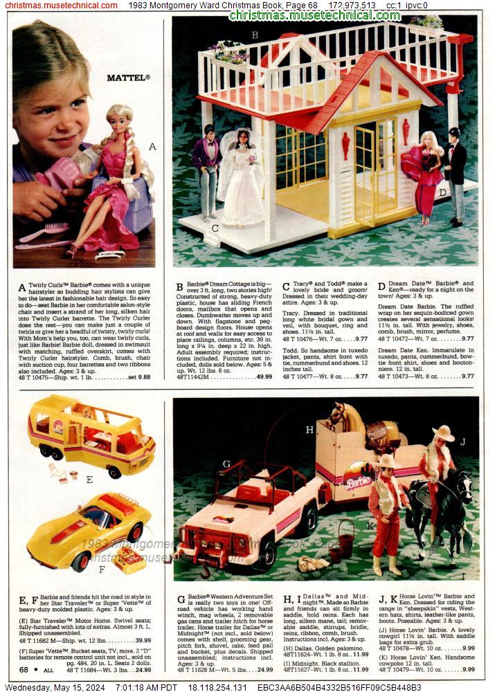 1983 Montgomery Ward Christmas Book, Page 68