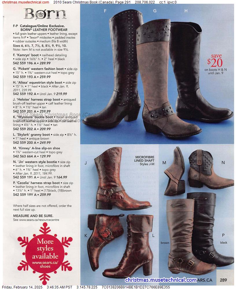 2010 Sears Christmas Book (Canada), Page 291