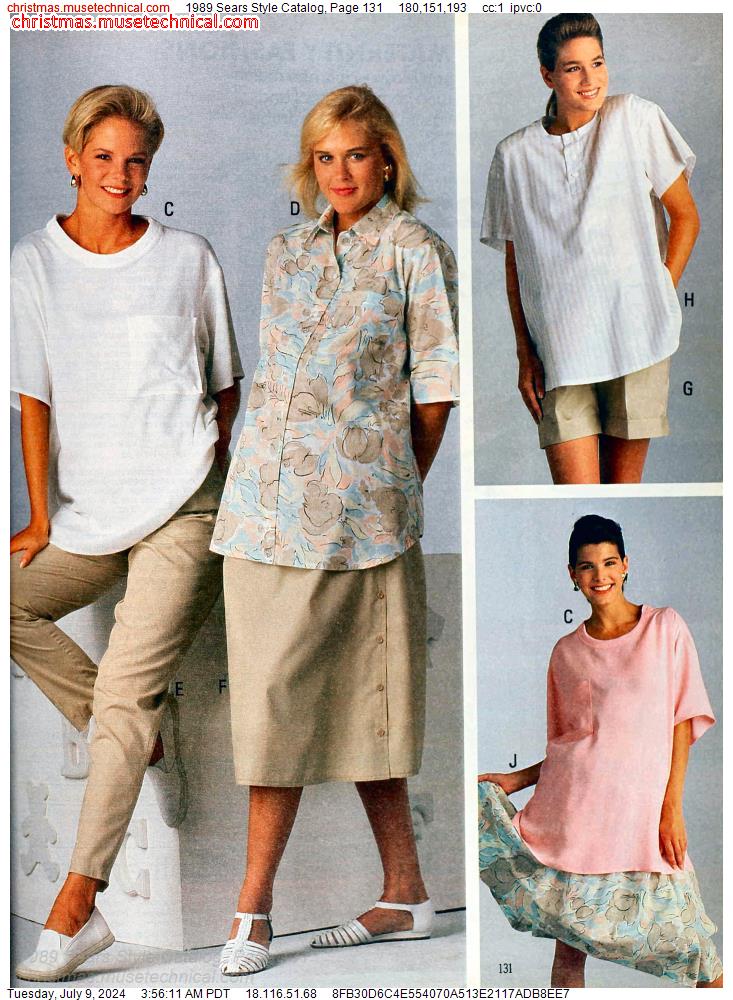 1989 Sears Style Catalog, Page 131