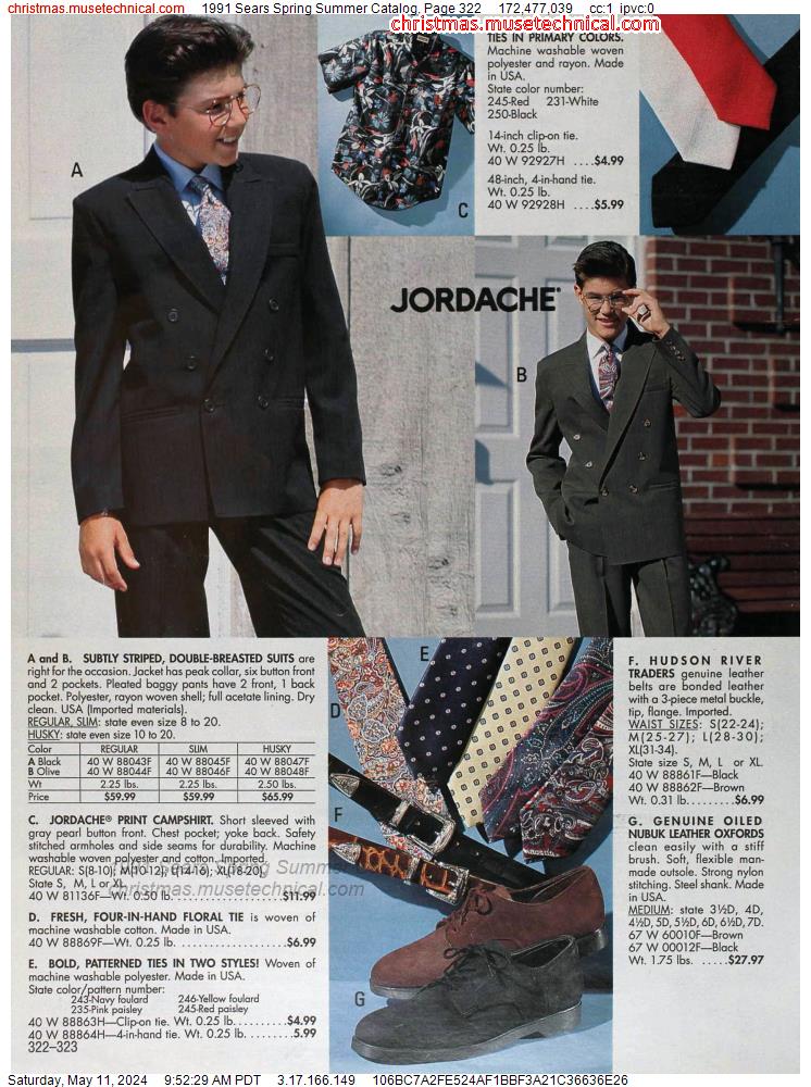 1991 Sears Spring Summer Catalog, Page 322