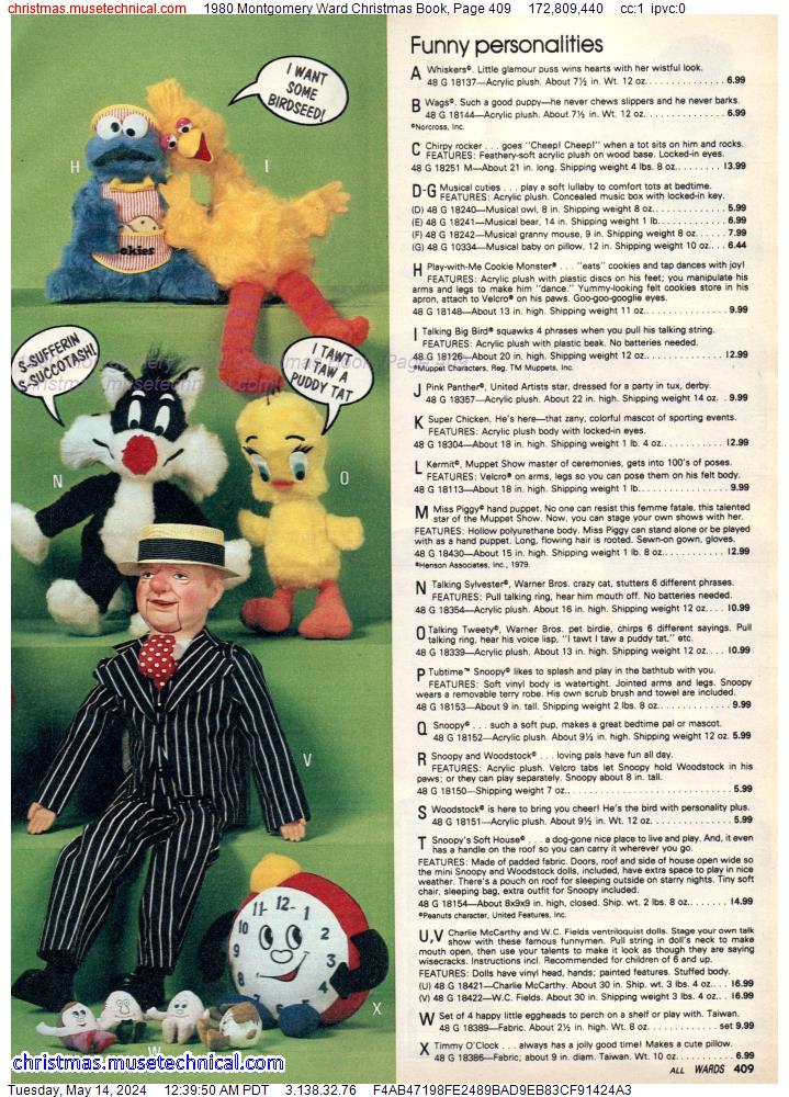 1980 Montgomery Ward Christmas Book, Page 409