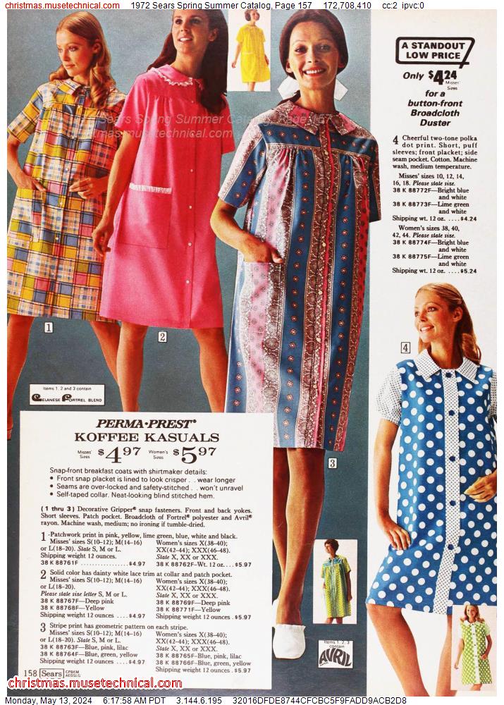 1972 Sears Spring Summer Catalog, Page 157