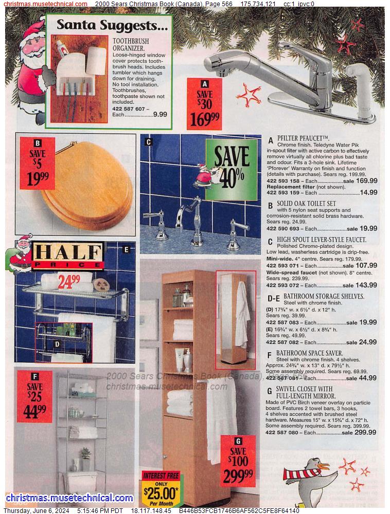 2000 Sears Christmas Book (Canada), Page 566