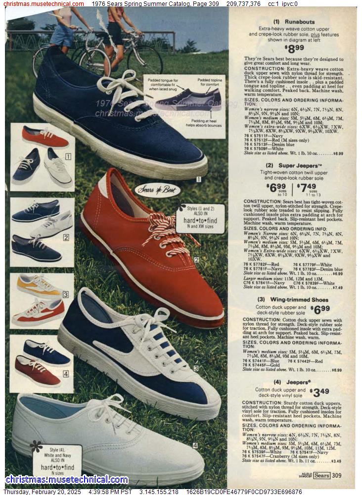 1976 Sears Spring Summer Catalog, Page 309