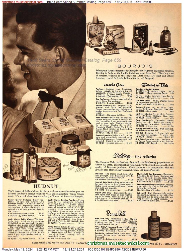 1946 Sears Spring Summer Catalog, Page 659