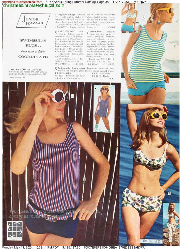 1967 Sears Spring Summer Catalog, Page 35