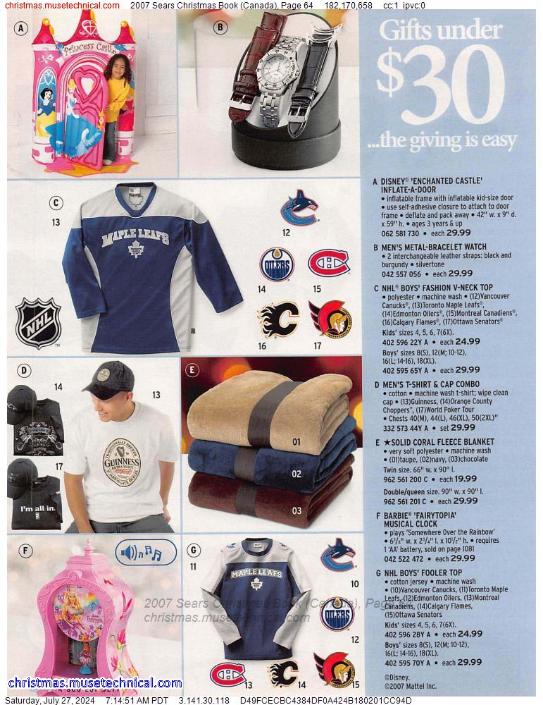 2007 Sears Christmas Book (Canada), Page 64
