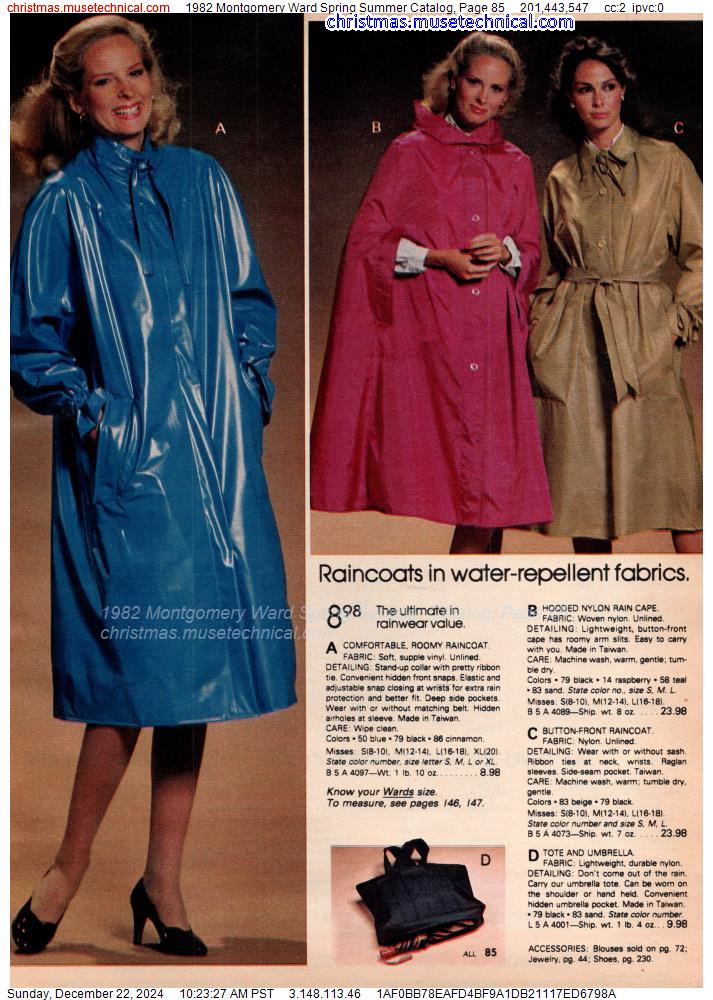 1982 Montgomery Ward Spring Summer Catalog, Page 85